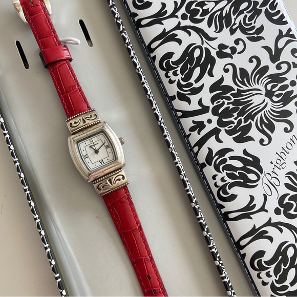 Brighton Accessories - Brighton Waterford Quartz Watch Red/Black Reversible Band New Battery